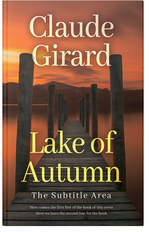 Front view of Premade Literary Fiction Book Cover - Birch