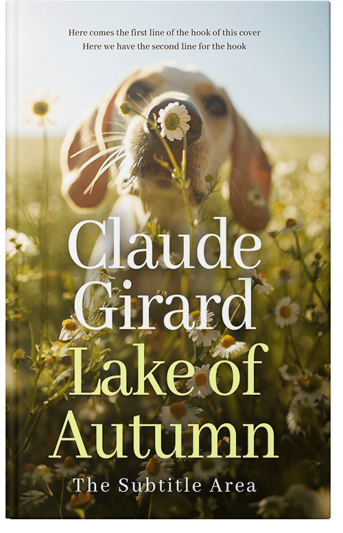 Front view of Premade Literary Fiction Book Cover - Pesto