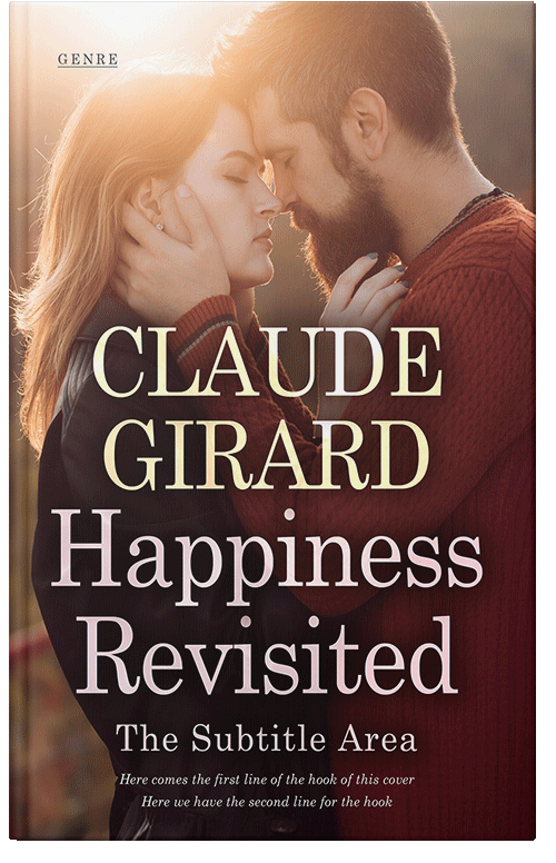 Front view of Calico #15894 - Premade Romance Book Cover