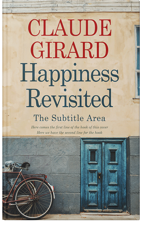 Front view of Chino #15898 - Premade Literary Fiction Book Cover