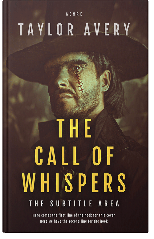 Front view of Eclipse #15909 - Premade Horror Book Cover