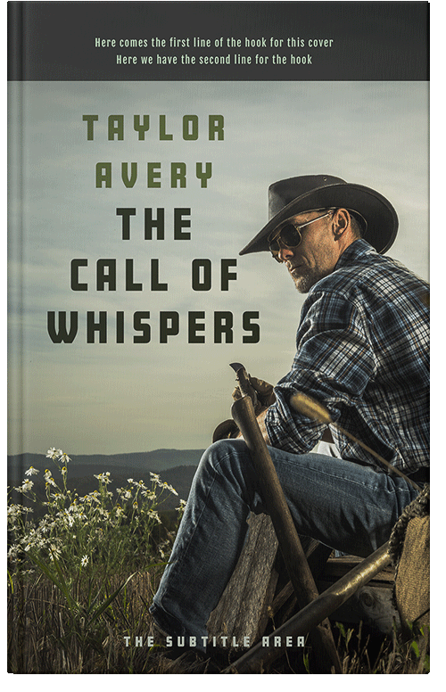 Front view of Premade Western Book Cover - Eagle