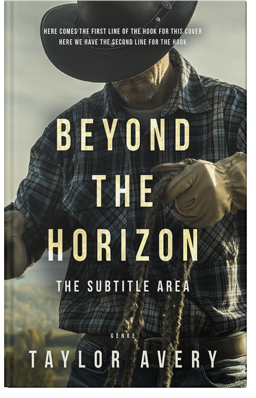 Front view of Foggy Gray #15912 - Premade Romance Book Cover