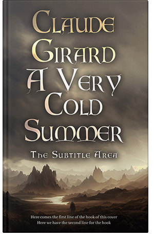 Pre Made Book Cover Taupe