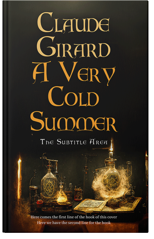 Front view of Premade Fantasy Book Cover - Di Serria