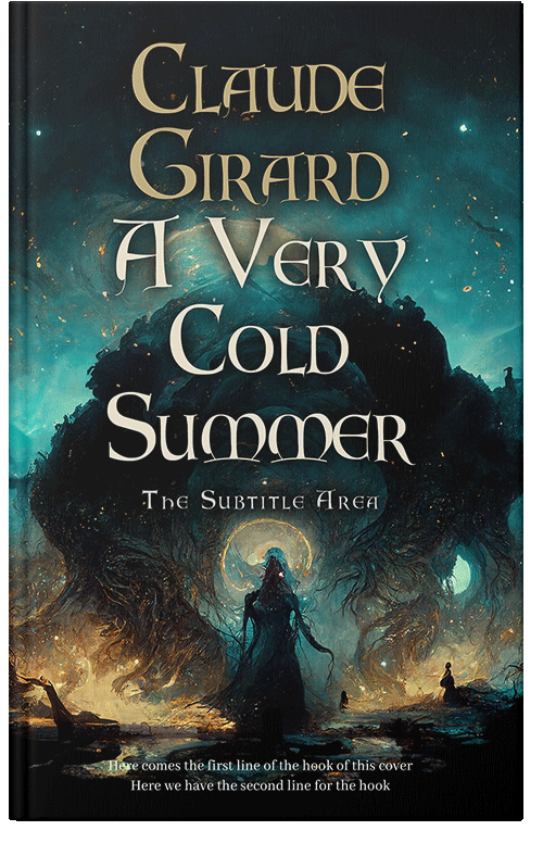 Front view of Bunker #15924 - Premade Fantasy Book Cover