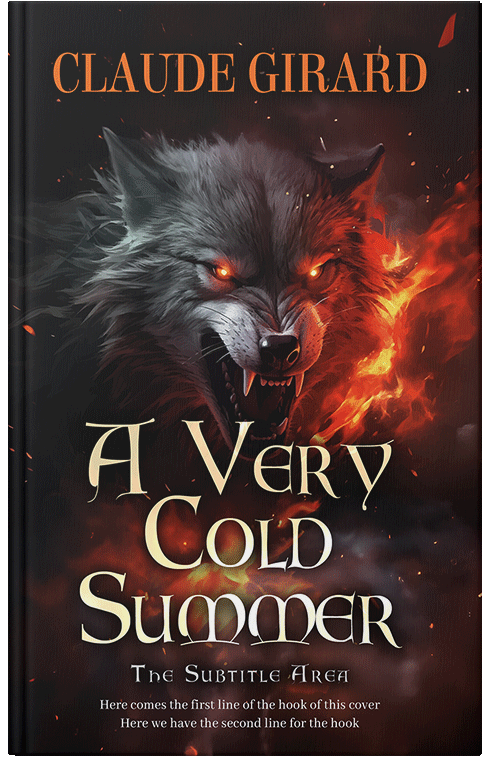 Front view of Gondola #15925 - Premade Fantasy Book Cover