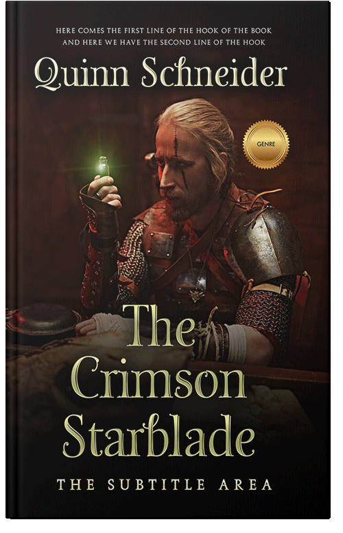 Front view of Premade Historical Book Cover - Asphalt