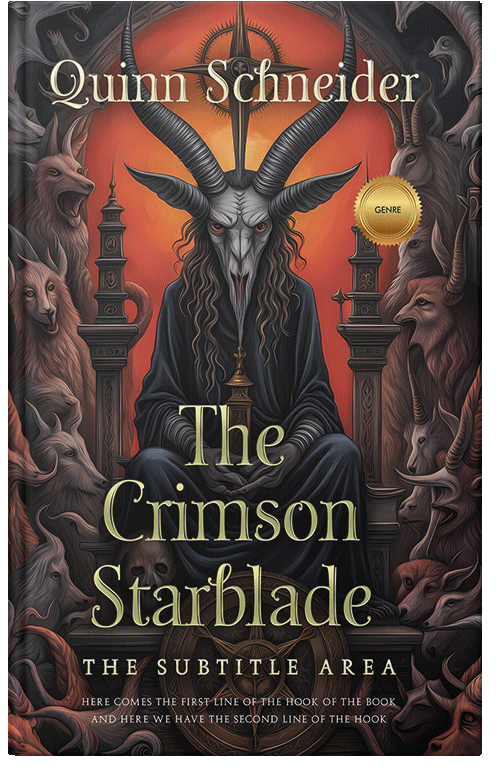 Front view of Premade Fantasy Book Cover - Dune