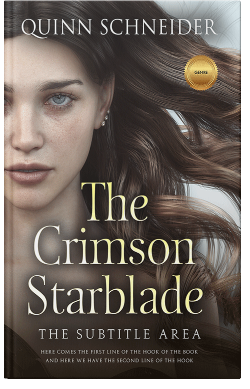 Front view of Zeus #15946 - Premade Fantasy Book Cover