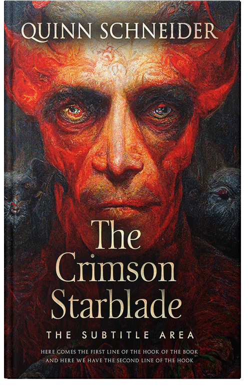 Front view of Premade Science Fiction Book Cover - Raw Sienna