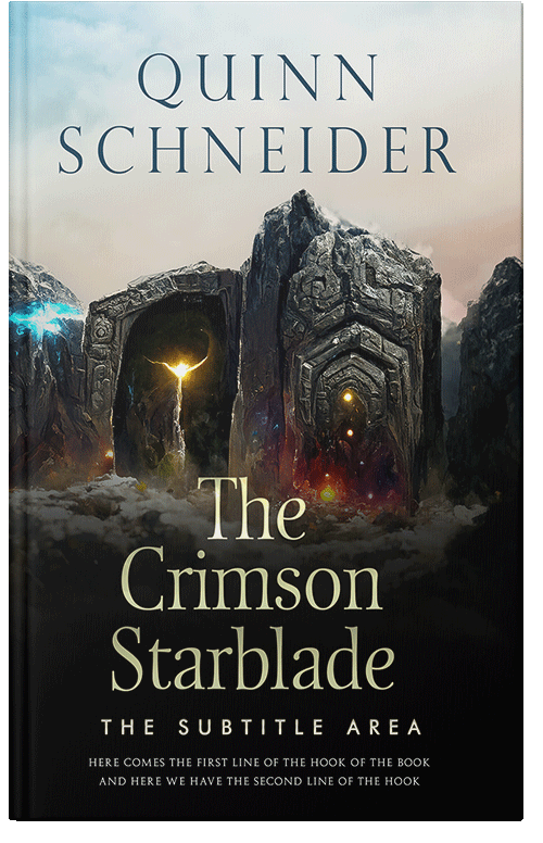 Front view of Premade Fantasy Book Cover - Rangoon Green