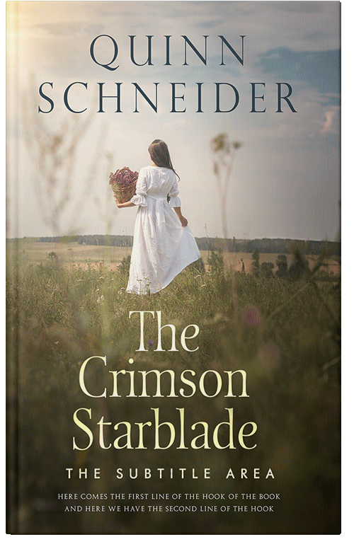 Front view of Premade Romance Book Cover - Bison Hide