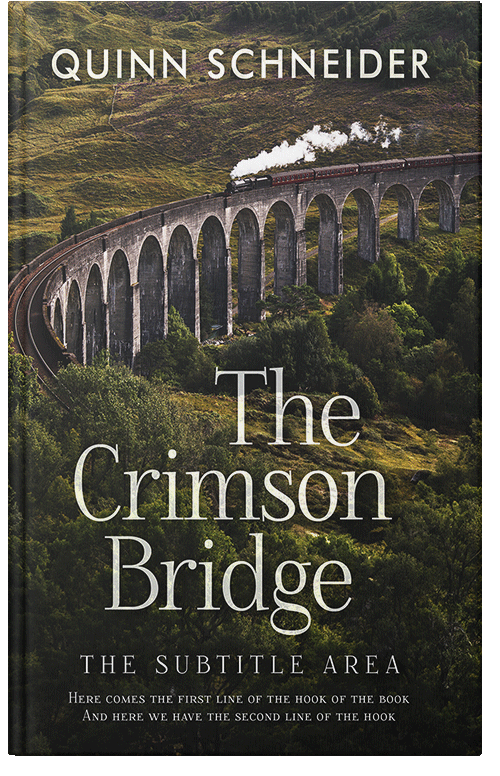 Front view of Premade Literary Fiction Book Cover - Rangitoto