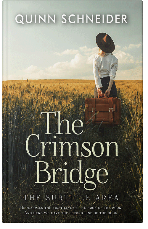 Front view of Premade Literary Fiction Book Cover - Birch