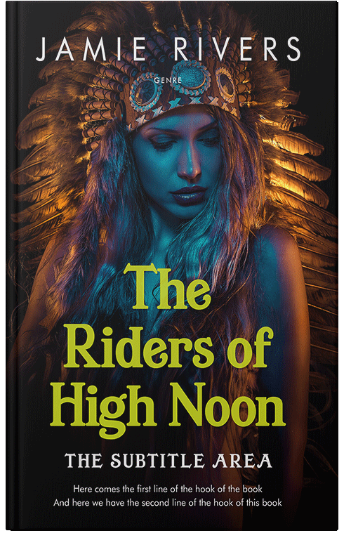 Front view of Premade Fantasy Book Cover - Woodsmoke