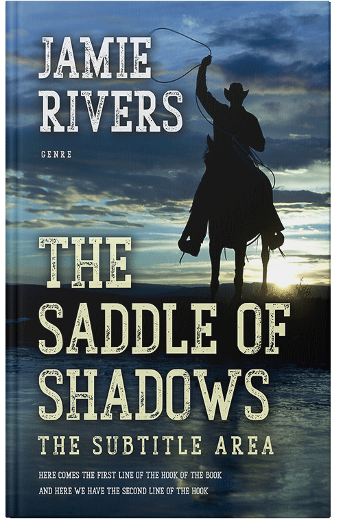 Front view of Premade Action & Adventure Book Cover - Mirage