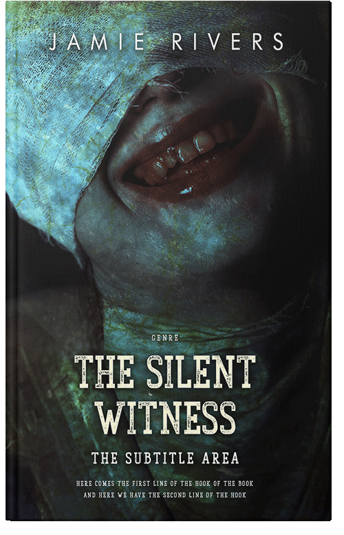 Front view of Premade Mystery & Thriller & Suspense Book Cover - Outer Space