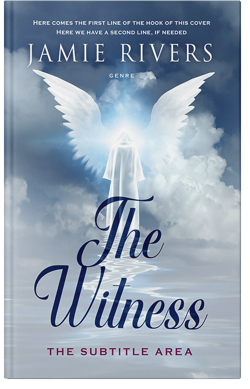 Front view of Premade Religion & Spirituality Book Cover - Heather