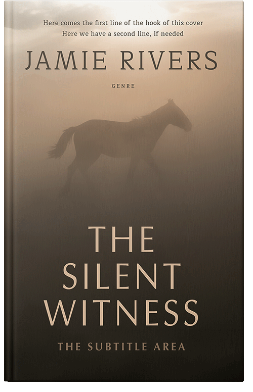 Front view of Premade Western Book Cover - Mondo