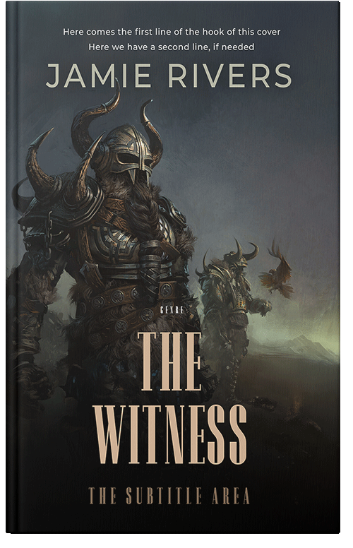 Front view of Premade Fantasy Book Cover - Heavy Metal