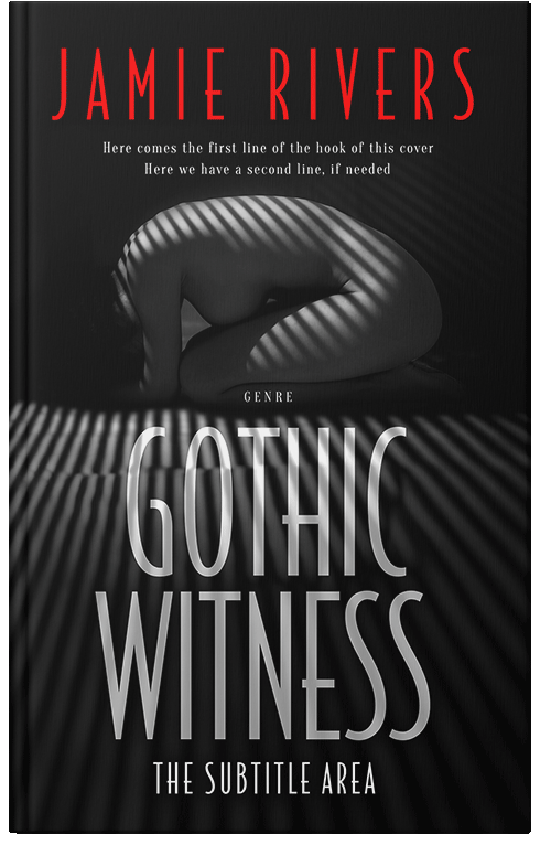 Front view of Cod Gray #16029 - Premade Erotica Book Cover