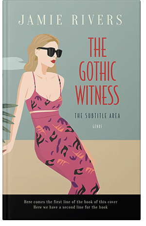 Pre Made Book Cover Cloudy