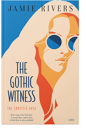 Pre Made Book Cover Bahama Blue