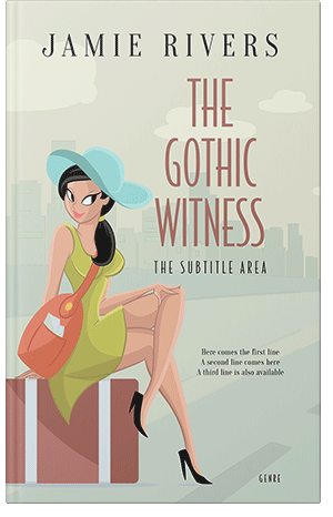 Pre Made Book Cover Moon Mist