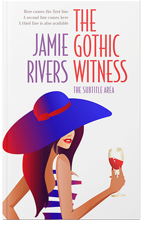 Pre Made Book Cover Blue Gem