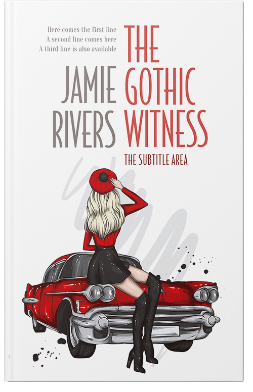 Front view of Premade Chick Lit Book Cover - Dune