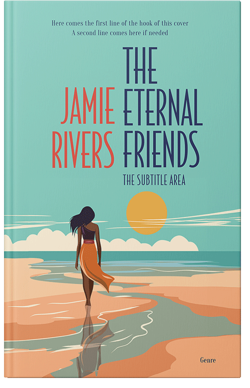 Front view of Premade Travel Book Cover - Half Baked