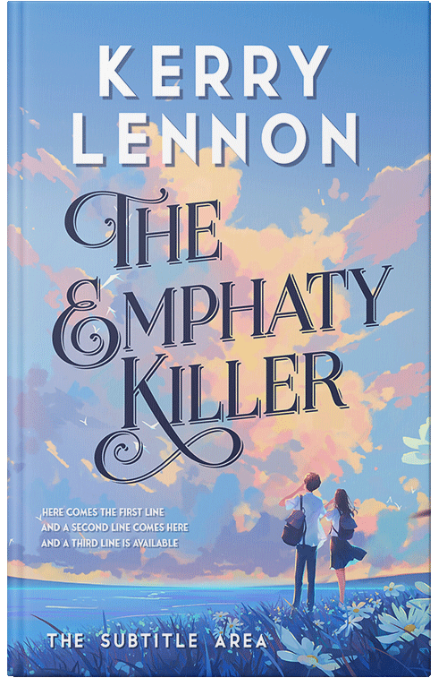 Front view of Polo Blue #16077 - Premade Romance Book Cover