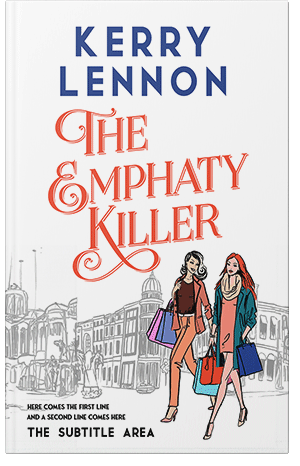 Pre Made Book Cover Swirl