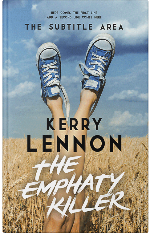 Front view of Premade Teen & Young Adult Book Cover - Gull Gray