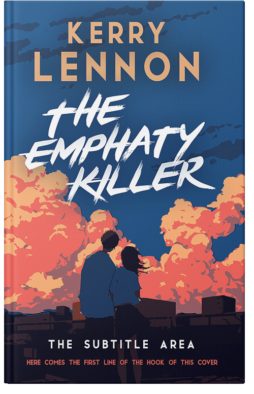 Front view of Premade Romance Book Cover - Tonys Pink