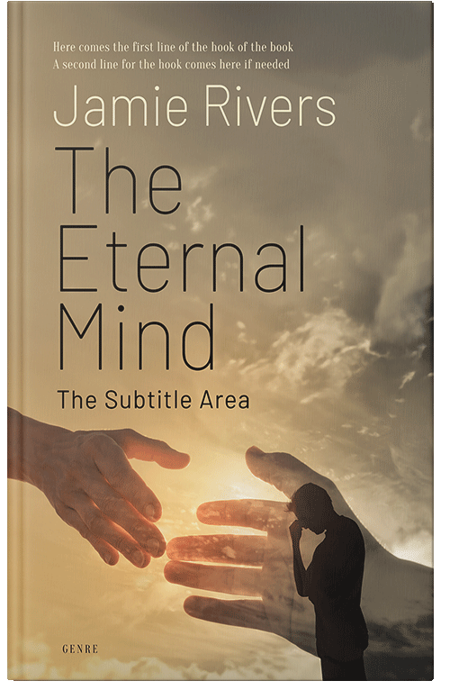 Front view of Premade Religion & Spirituality Book Cover - Sandal