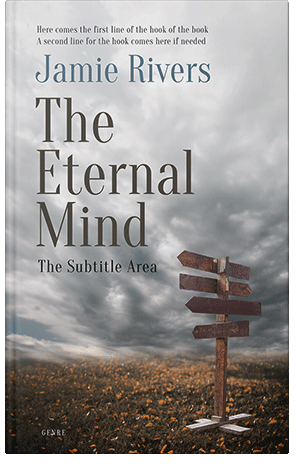 Pre Made Book Cover Silver