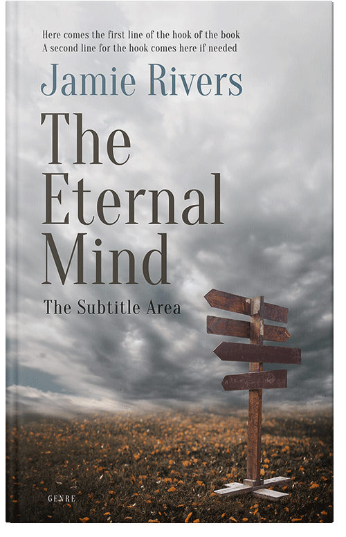 Front view of Premade Historical Book Cover - Silver