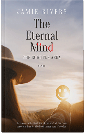 Pre Made Book Cover Swirl