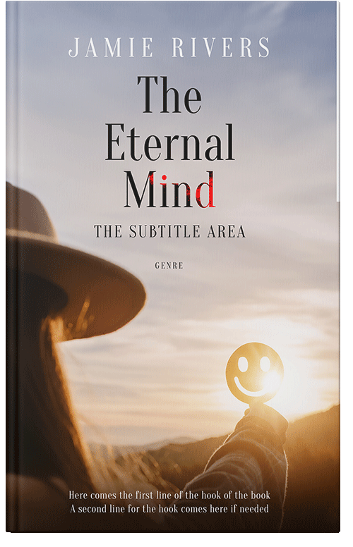 Front view of Premade Religion & Spirituality Book Cover - Swirl