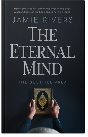 Pre Made Book Cover Ebony