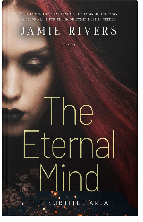 Front view of Night Rider #16104 - Premade Fantasy Book Cover