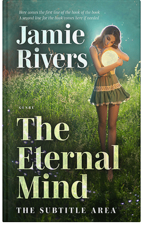 Pre Made Book Cover Green Kelp