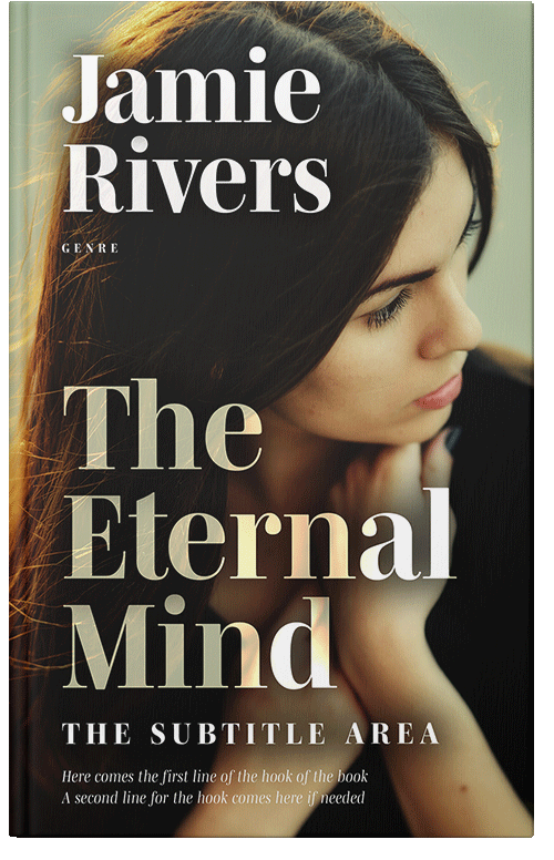 Front view of Premade Literary Fiction Book Cover - Oil