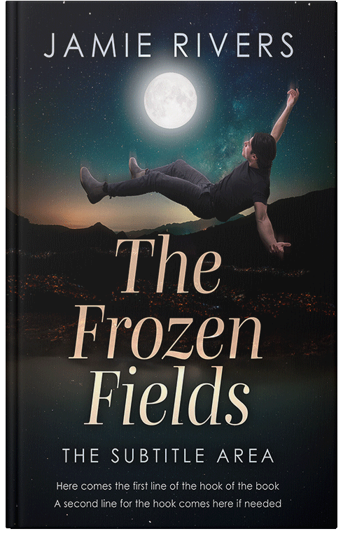 Front view of Premade Teen & Young Adult Book Cover - Black