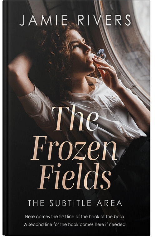 Front view of Premade Romance Book Cover - Bison Hide