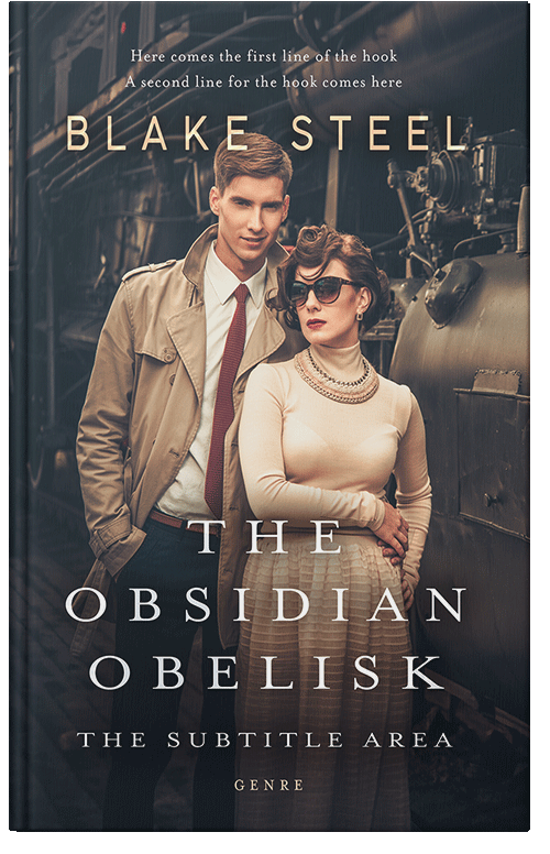 Front view of Premade Romance Book Cover - Sorrell Brown