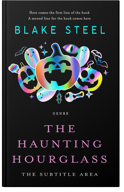 Front view of Clam Shell #16166 - Premade Horror Book Cover