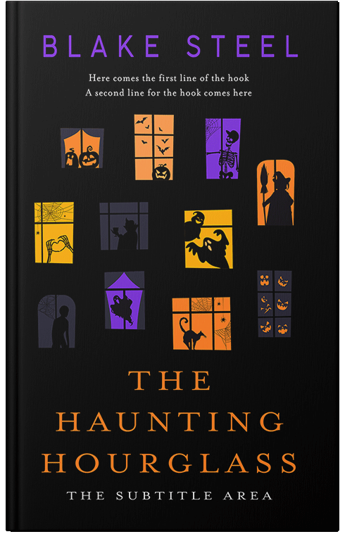 Front view of Premade Horror Book Cover - Woodsmoke